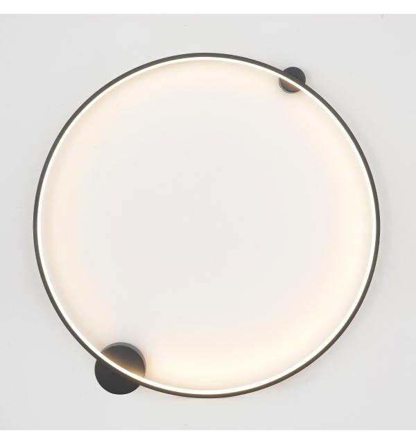 Светильник Crystal Lux REAL REAL AP35W LED BLACK 2791/435