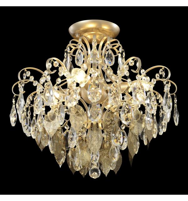 Светильник Crystal Lux ESMIRALDA PL4 GOLD 0523/104