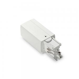 Коннектор для шинопровода (трека) Ideallux LINK TRIMLESS MAINS CONNECTOR LEFT WHITE 169583