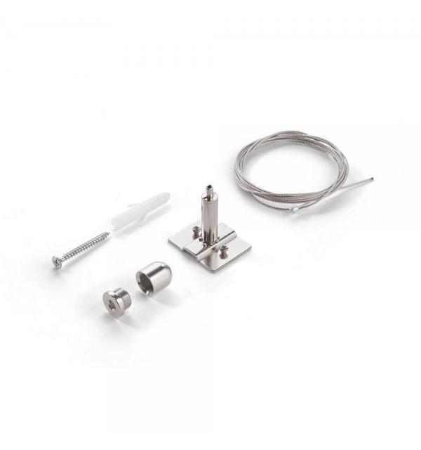 Аксессуар Ideallux EGO KIT PENDANT ONLY STEEL CABLE 2 MT BK 259376