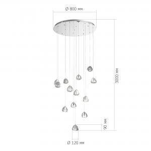 Светильник STLuce WATERFALL SL6017.101.13