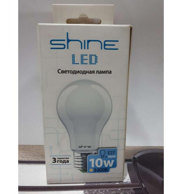 Светодиодная лампа  Shine A60 10W E27 3000K 220190